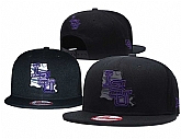 LSU Tigers Reflective Black NCAA Adjustable Hat GS